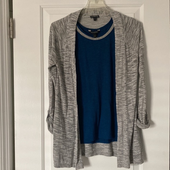 🛍️DONATED | Banana Republic | Blue Scoop Tank Beaded Neckline Small - Picture 10 of 10